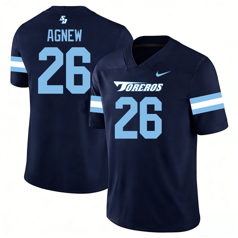 San Diego Toreros #26 Jamal Agnew College Football Jerseys,Uniforms-Navy